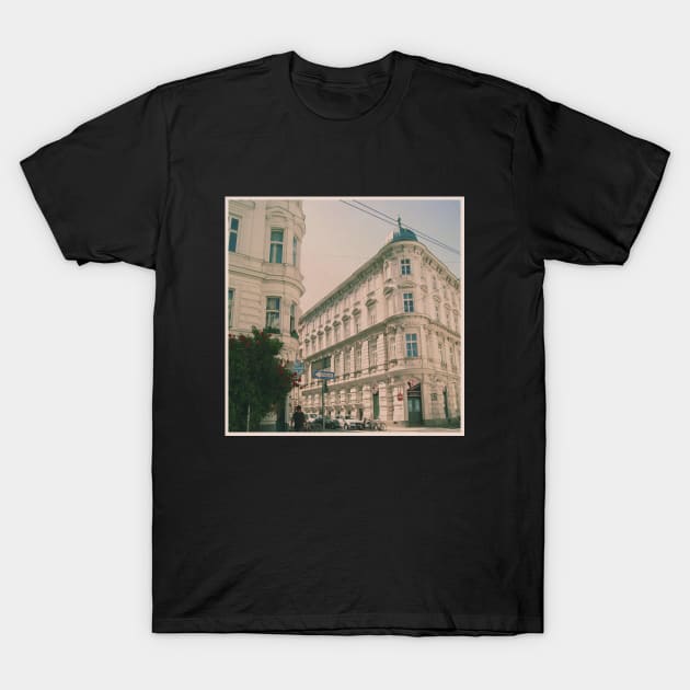 Beautiful Vintage Photography from Vienna Austria Europe Streets of Vienna Discover new places Travel the world T-Shirt by BoogieCreates